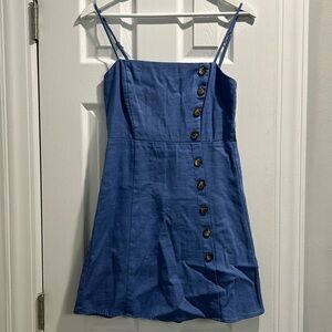 Copper Key mini linen dress